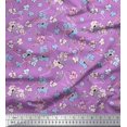 thumbnail image 1 of Soimoi Silk Fabric Artistic Floral Decor Fabric Printed Yard 42 Inch Wide, 1 of 5