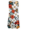 thumbnail image 5 of Hwmodou Women Dresses Summer Fashion Vintage Boho Flower Color Beach Daily Stylish Dress Comfy Ladies Sundress, 5 of 5