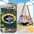 thumbnail image 5 of PRINIC 43" Saucer Tree Swing for Kids, Waterproof Flying Saucer Swing for indoor/playground Textilene fabric seat & Stainless steel frame, 5 of 11