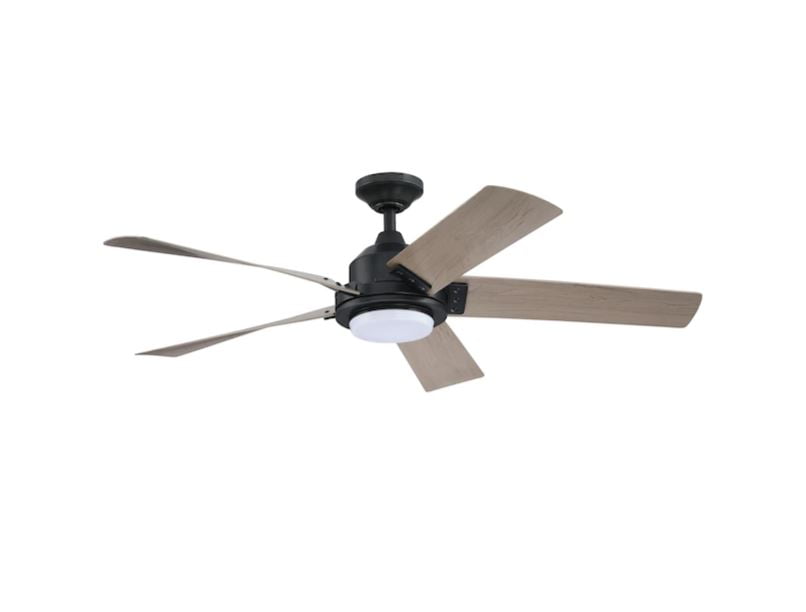 Black Iron 52 In Led Indoor Ceiling Fan, Harbor Breeze Ceiling Fan Direction Change