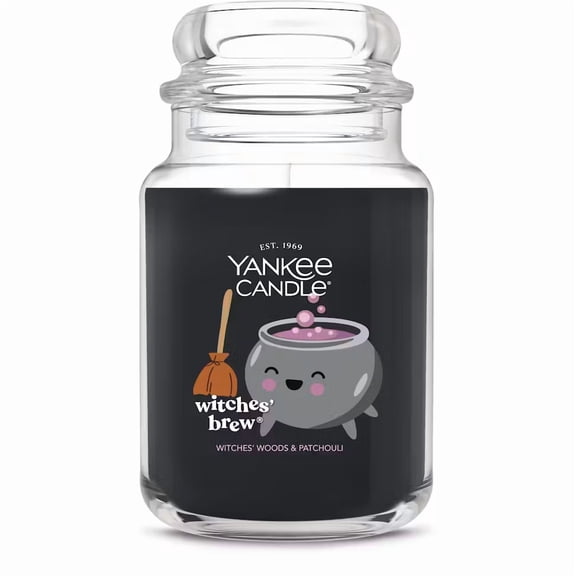 Yankee Candle 2025 Halloween Large Witches' Brew Original Jar Candle 22oz