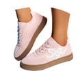 thumbnail image 3 of Women Classic Retro Gum Sole Fashion Sneakers Casual Tennis Skate Shoe Leather Walking Footwear Anti Trainers, 3 of 9