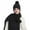 Black, variant on HNMKIU Winter Knitted Scarf Hat Set Thermal Lined Outdoor Riding Ear Cold Weather Cozy Windproof Unisex Khaki - One Size