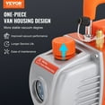 thumbnail image 2 of VEVOR 3 Gallon Vacuum Chamber and 3.5 CFM Pump Kit, Tempered Glass Lid Vacuum Degassing Chamber Kit, Single Stage Vacuum Pump with 250 ml Oil Bottle, 2 of 9