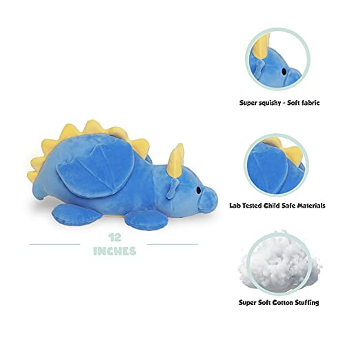 Avocatt Blue Dragon Plushie Toy - 12 Inches Small Dragon Stuffed Animal Plush - Plushy and Squishy Dragon with Soft Fabric and Stuffing - Cute Toy Gift for Boys and Girls Avocatt Blue Dragon Plushie Toy - 12 Inches Small Dragon Stuffed Animal Plush - Plushy and Squishy Dragon with Soft Fabric and Stuffing - Cute Toy Gift for Boys and Girls