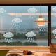 thumbnail image 4 of CHAO Paquete de 2 pegatinas de diamante para ventana, nubes, gotas de lluvia, pegatinas de cristal de alerta de pájaros, película anticolisión para atrapar el sol del arcoíris, 4 of 5