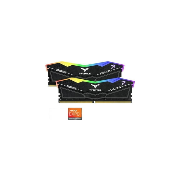 Team T-Force Delta RGB 32GB (2 x 16GB) DDR5 5200 (PC5 41600) Desktop Memory Model FF3D532G5200HC40CDC01