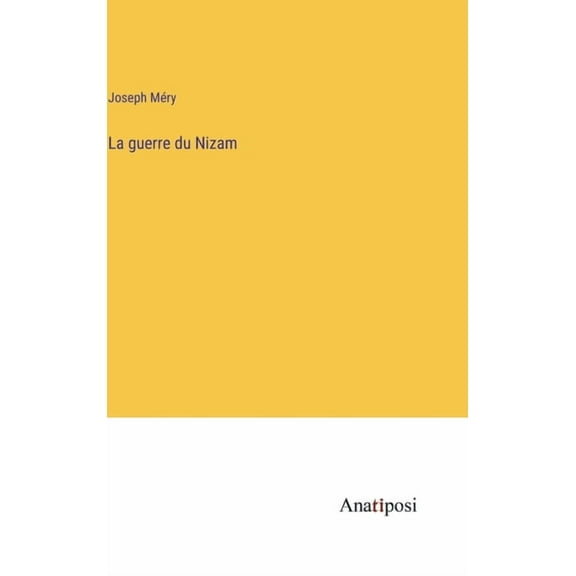 La guerre du Nizam, (Hardcover)