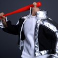 thumbnail image 3 of HILABEE Manteau Figurine d'Action Réaliste 6 Pouces pour Homme Modèle Cosplay Noir argent, 3 of 8