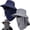 dark Grey+navy Blue, variant on Sun Hat for Men Women with Neck Flap,Wide Brim UPF50+ Fishing Hat with Detachable Face Cover Outdoor Sun Protection Hat