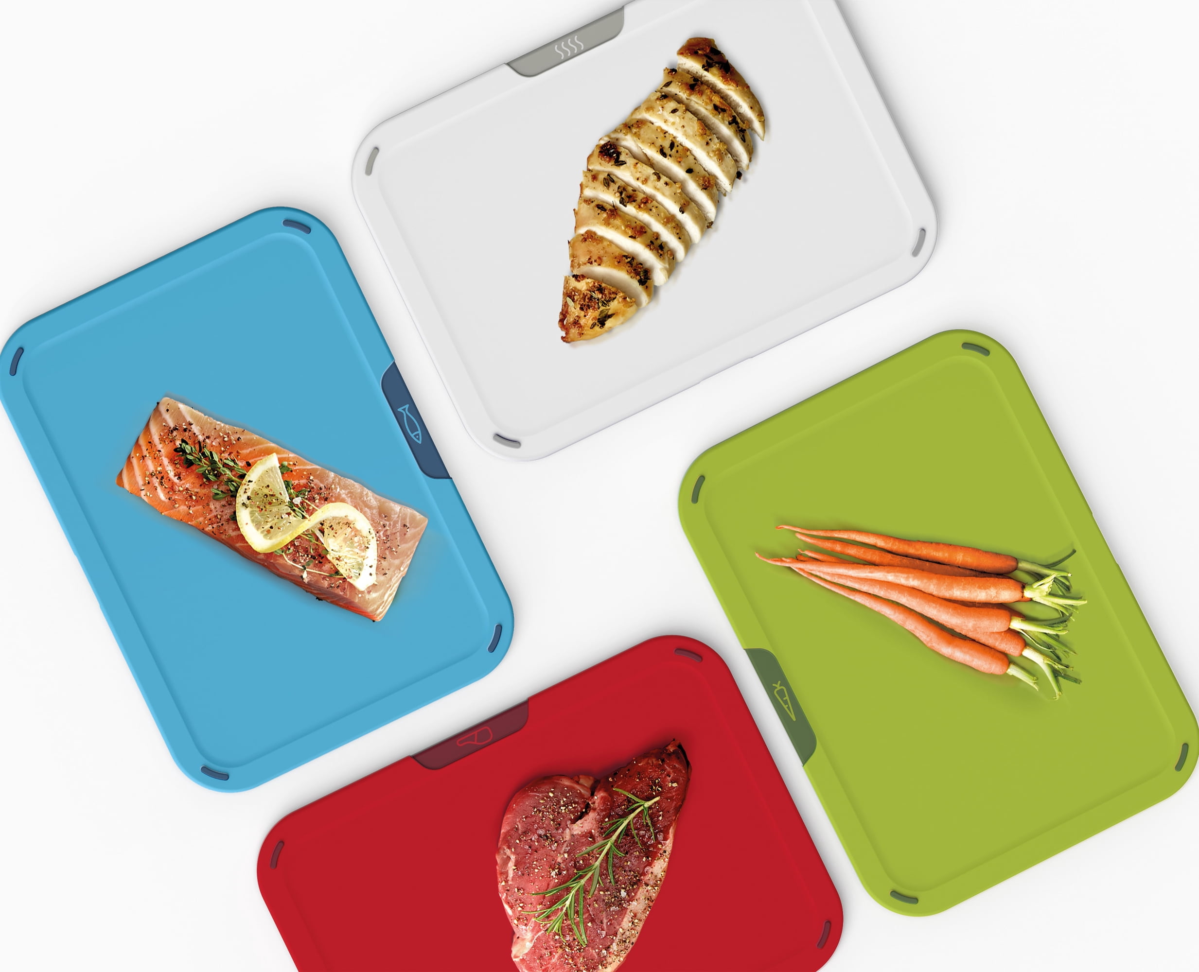 Joseph Joseph Duo 4-piece Cutting Board Set with Storage Stand