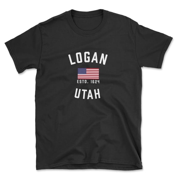 Logan Utah Patriot Men's Cotton T-Shirt