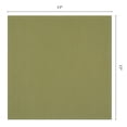 thumbnail image 6 of Unique Bargains 12Pcs Cotton Washable Reusable Events Cloth Napkins Grass Green 16x16inch, 6 of 6