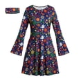 thumbnail image 1 of Ensemble de Robe pour Fête à Thème et Jeu de Rôle Historique avec Robe à Imprimé Foulard en Deux Pièces pour Occasions de Réception, 1 of 4