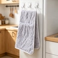 thumbnail image 4 of Thickened Fleece Face Towel, Soft and Absorbent, Individually Packaged, Lint-Free, 30 x 30 cm, Reusable for Face, Hand, and Bath Use, 4 of 5