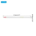 thumbnail image 2 of Uxcell 6.77'' x 0.33'' Peel-Off China Markers Grease Wax Pencils Wood for Glass Garments Vinyl Metal 12 Pcs White, 2 of 5