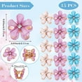 thumbnail image 2 of Dalrosia 15PCS Small Hair Clips Crystal Mini Flower Hair Clips Hair Decorations for Women Hair barrettes for Fine Hair Alligator Bling Bling Hairpin, 2 of 7