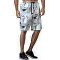 thumbnail image 2 of ibiyuan Mens Running Shorts Shorts Men Stretch Twill Beach Chino Shorts Lightweight High Waisted Elastic Sweat Shorts Mens Drawstring Straight Leg Summer Shorts Beach Vacation Shorts with Pockets, 2 of 4