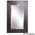 thumbnail image 4 of Rayne Mirrors Wide Brown Leather Wall Mirror, 4 of 5