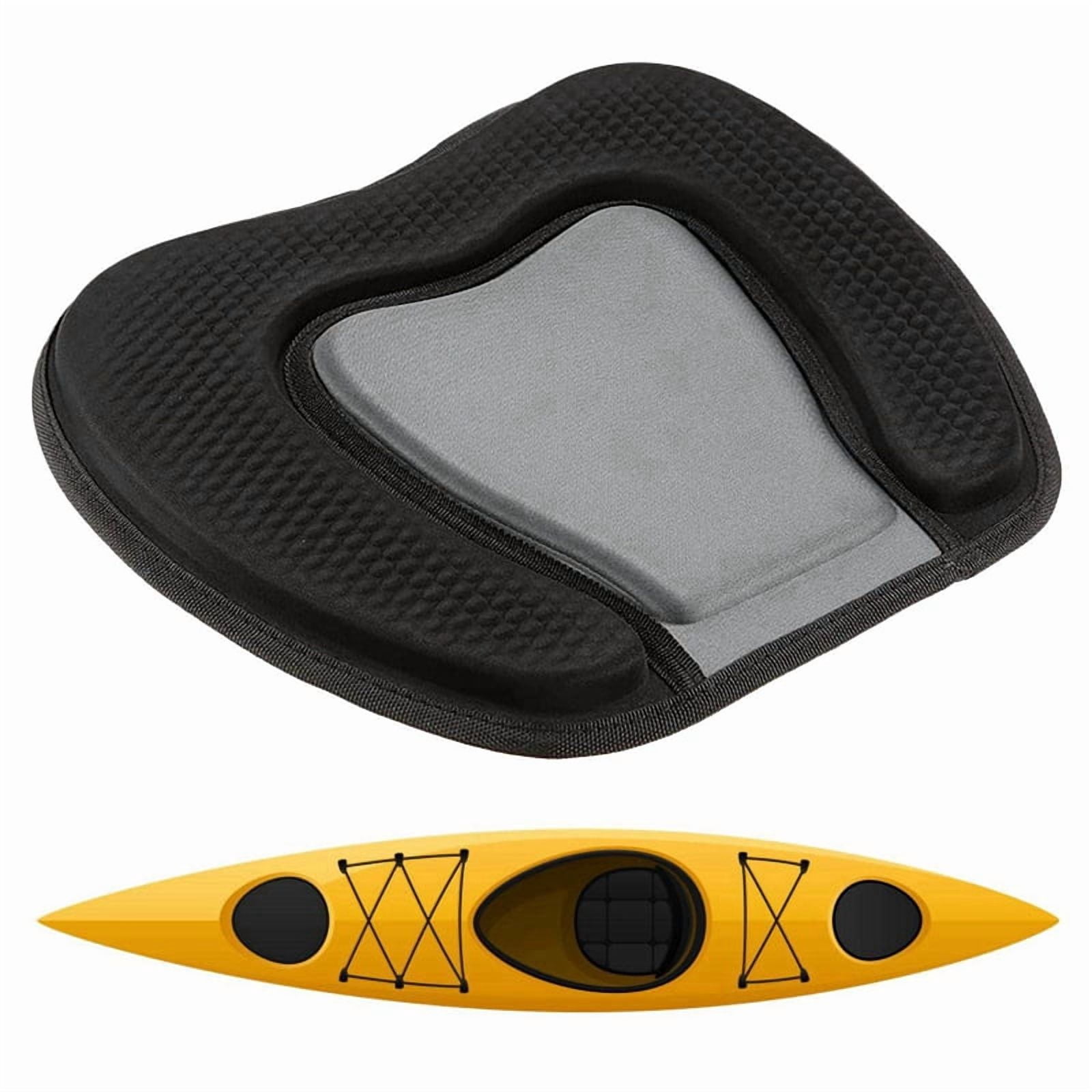 10 Pcs 38X32cm Kayak Soft Seat Cushion Pad Canoe Fishing Boat Comfortable EVA Cushion Seat Padded for Boat,10 x Kayak Seat,Black&grey