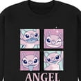 thumbnail image 3 of Disney - Lilo & Stitch - All The Expressions Of Angel - Men's Crew Neck Fleece Pullover, 3 of 5