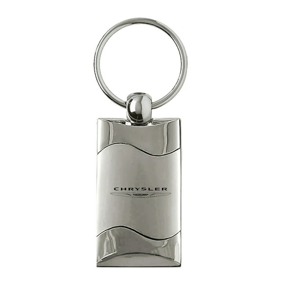 Chrysler Keychain & Keyring - Silver Wave