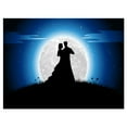 thumbnail image 2 of Couple Embrace in Night - Romantic Canvas Art Print, 2 of 3