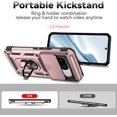 thumbnail image 5 of for Google Pixel 8 Case with Slide Camera Cover HD Screen Protector [Military Grade 16ft. Drop Tested] Magnetic Ring Holder Kickstand Protective Phone Case for Google Pixel 8 2023 (6.2 inch), Black, 5 of 5