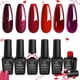 thumbnail image 1 of Set de esmaltes de uñas Beetles Red Gel Burgundy Collection, 6 colores, 1 of 7