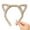 Coffee color, variant on FENOHREFE Hairband Kitten Ears Leopards Pattern Furry Plush for Halloween Cosplay Makeup Wash Face Stage Play Hair Hoop