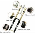 thumbnail image 4 of BUCKLOS 26 27.5 29 MTB Bike Suspension Fork 180mm Travel, Bicycle Magnesium Alloy Downhill Forks 20mm Axle, 1-1/8" Threadless Mountain Bikes Fork, 4 of 7