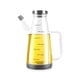 thumbnail image 1 of Botella Grande de Aceite de Vidrio de Alto Borosilicato para Cocinar, Vinagrera Dispensadora de Aceite y Vinagre de 25 Onzas con Base de Silicona Antideslizante, 1 of 5