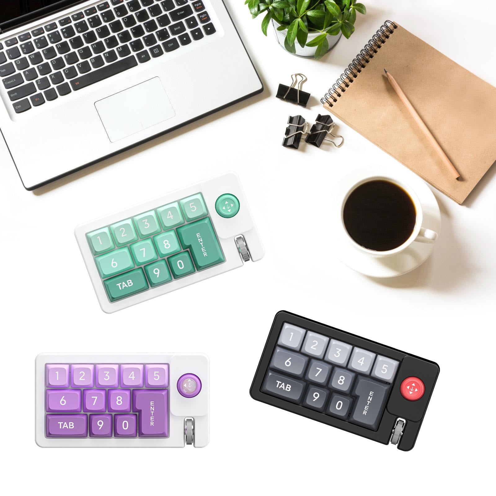 Professional Mechanical Gaming Keyboard with Joystick Control and Macro Customization Customizable Keypads 12Keys