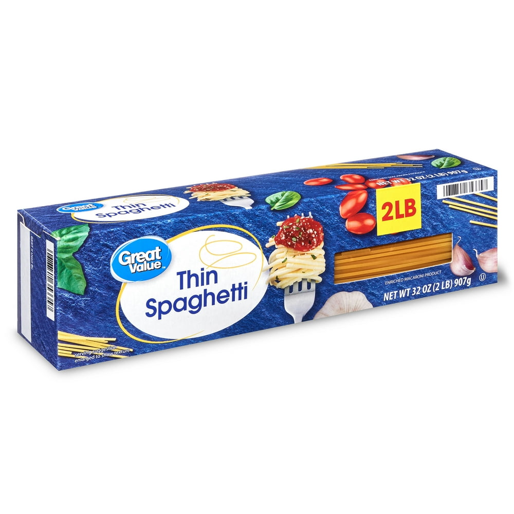 great-value-thin-spaghetti-pasta-32-oz-walmart-walmart