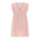 thumbnail image 4 of ICHUANYI Clearance Fashion Womens Solid Summer Sleeveless V-Neck Casual Hollow Out Zipper Patchwork Pocket Jumpsuit Romper(Pink, M) ICHUANYI WER2023080711543, 4 of 5