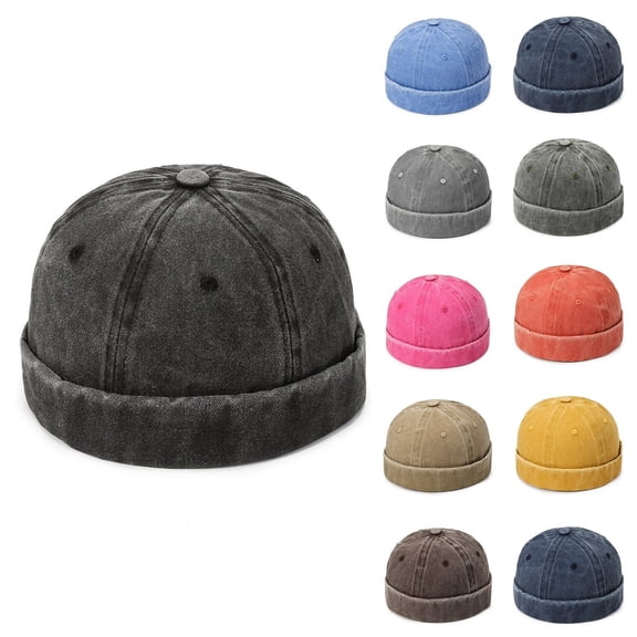 PMVFHDE Summer Hats For Men Classic Baseball Cap Solid Color Adjustable Denim Dad Hat Outdoor Casual Wear All Season Comfortable Fit