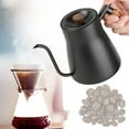 thumbnail image 3 of Pour Over Coffee Kettle With Gooseneck  Stainless Steel Coffee Tea Kettle  Stovetop Induction Goose Necked Kettle Slow Pour Drip, 3 of 8