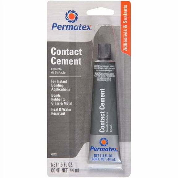 3PK Permatex 25905 Contact Cement, 1.5 oz.