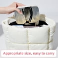 thumbnail image 6 of Penguin Luxurious Velvet Travel Organizer Box with Removable Compartment - Ideal Gift for Jewelry Lovers, Necklace Holders, 6 of 7
