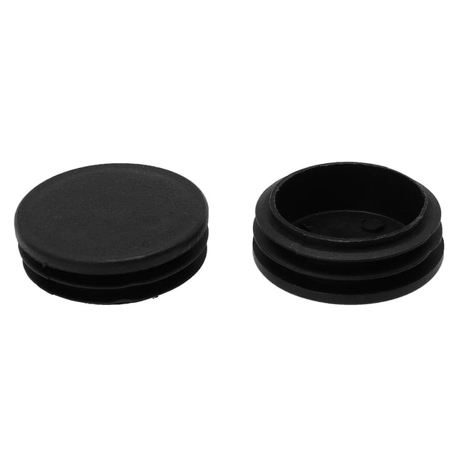 Uxcell 1 7/8" 48mm OD Protectores de mesa de plástico Inserts 2pcs, 0.43"-0.51" Diámetro interior