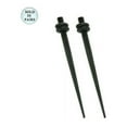 thumbnail image 3 of Pair of Anodized Titanium Plated Steel Taper Stretcher Ear Plug - 14 Gauge to 0G, 3 of 3