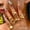 26206 gold 6pcs, variant on 6Pcs Open Rings Exaggerated Geometric Metal Jewelry Irregular Ring Gold Silver-26650 gold 10pcs