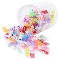 thumbnail image 2 of Clips para acolchar, 100 piezas Clips para acolchar Clips de plástico de color DIY Tecnología innovadora, 2 of 9