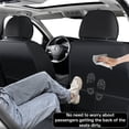 thumbnail image 4 of Fit for Kia Optima 2016 Seat Cover, Black Car Seat Covers, Waterproof PU Leather 5 Piece Full Set Non-slip Protect and Upgrade Seats, Protect Car Seats, 4 of 9