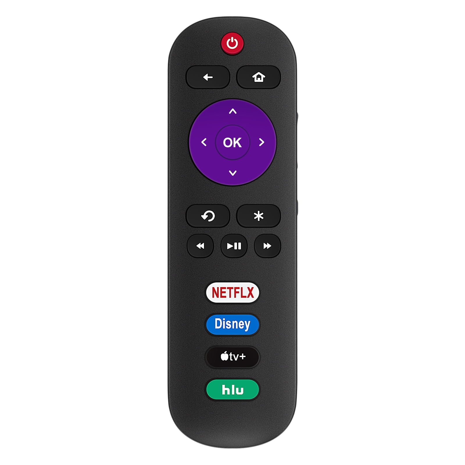 New Replace Remote Control fit for TCL ROKU TV with APP: NETFLIX DISNEY