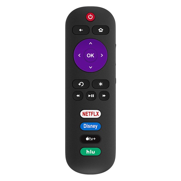New Replace Remote Control fit for TCL ROKU TV with APP NETFLIX DISNEY