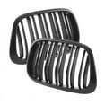 thumbnail image 4 of Front Bumper Kidney Grill Replacement Dual Slat Grilles for E39 5 Series 525 528 1995- y12838, 4 of 6