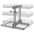 thumbnail image 1 of Rev-A-Shelf 5PSP3-18SC 3 Tier Blind Corner Organizer w/ Soft-Close, Chrome, 1 of 12