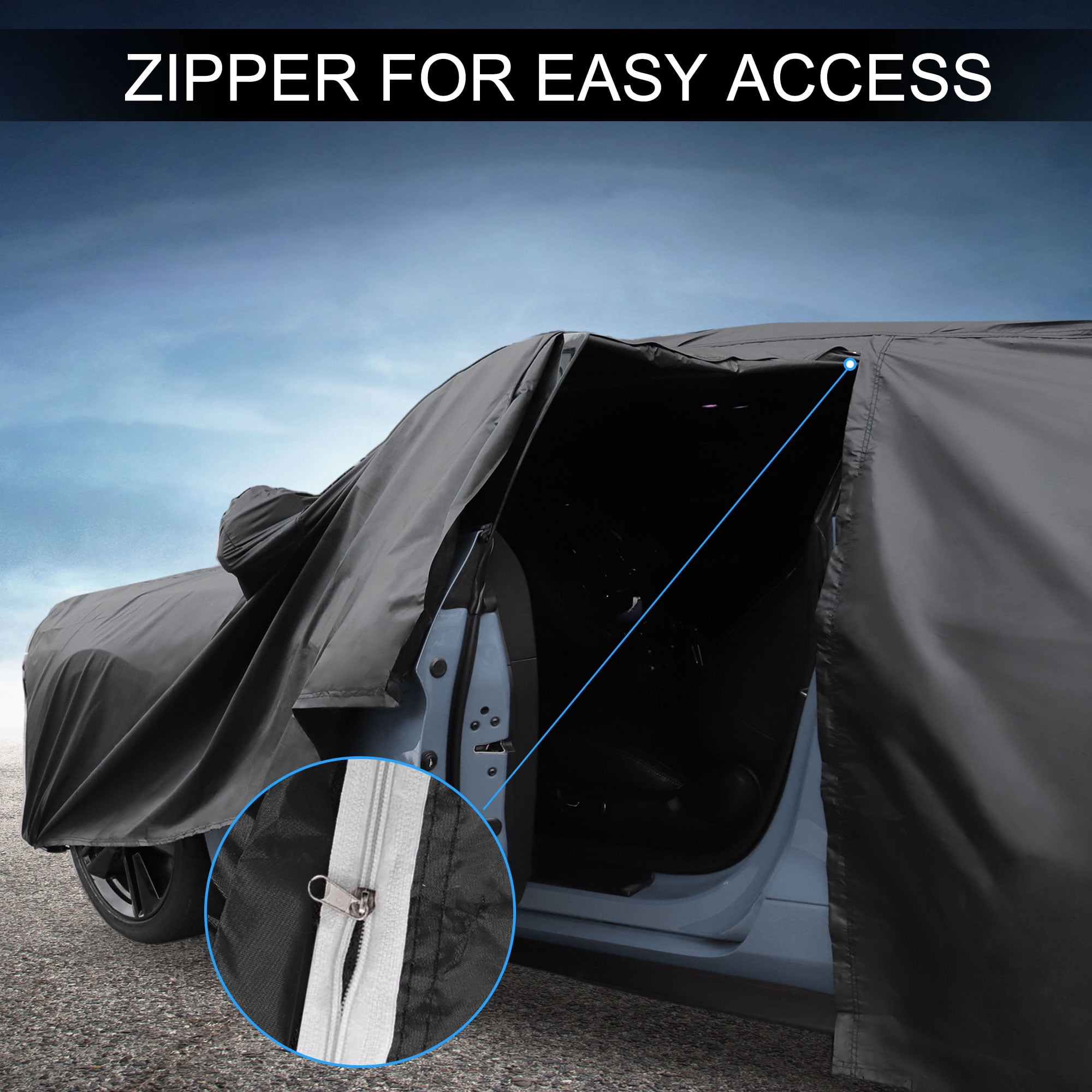 Unique Bargains 210D-PU Car Cover for Lexus IS Sedan