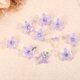 thumbnail image 5 of Accesorios para el cabello de flores pequeñas de 20 piezas de Unique Bargains Mini Clips de Flores para Niñas Bonitos Pinzas de Flores para Cabello Fino Morado, 5 of 7